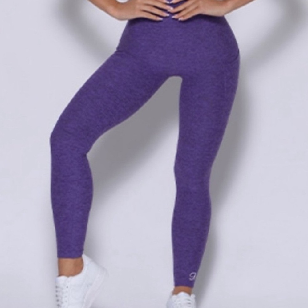 SOLD Bombshell Sportswear Purple Iris Leggings XS